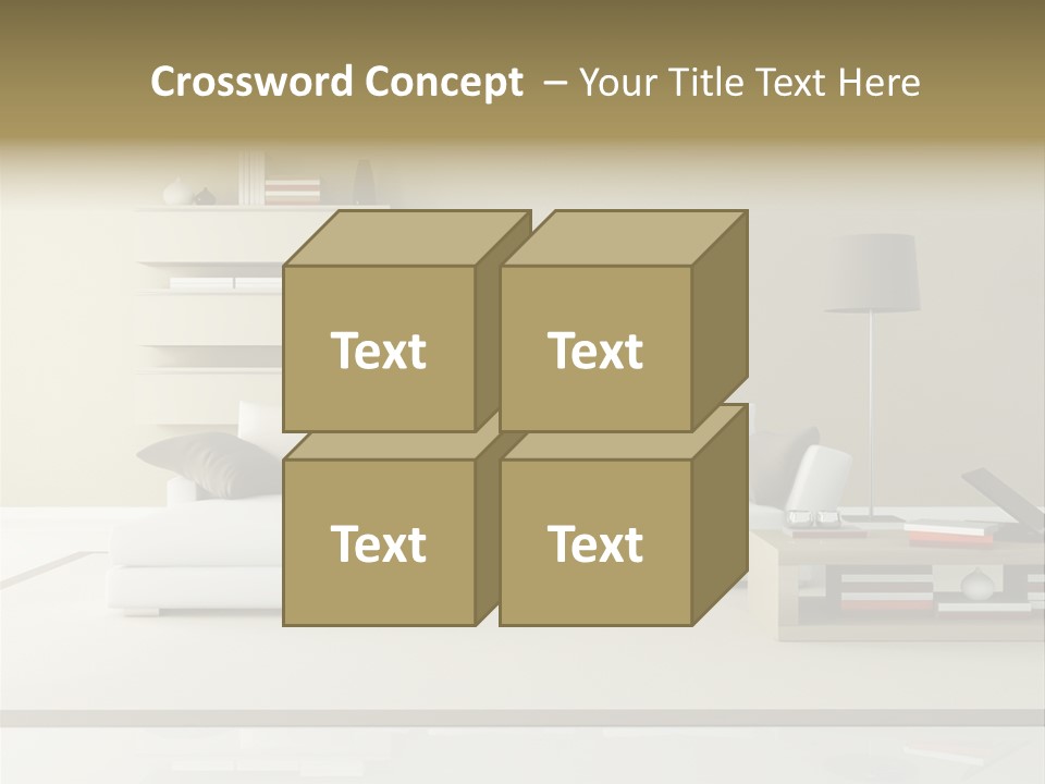 Livingroom Comfort Lounge PowerPoint Template