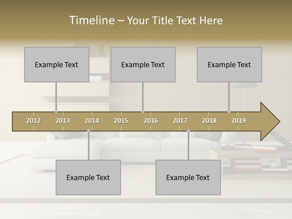 Livingroom Comfort Lounge PowerPoint Template