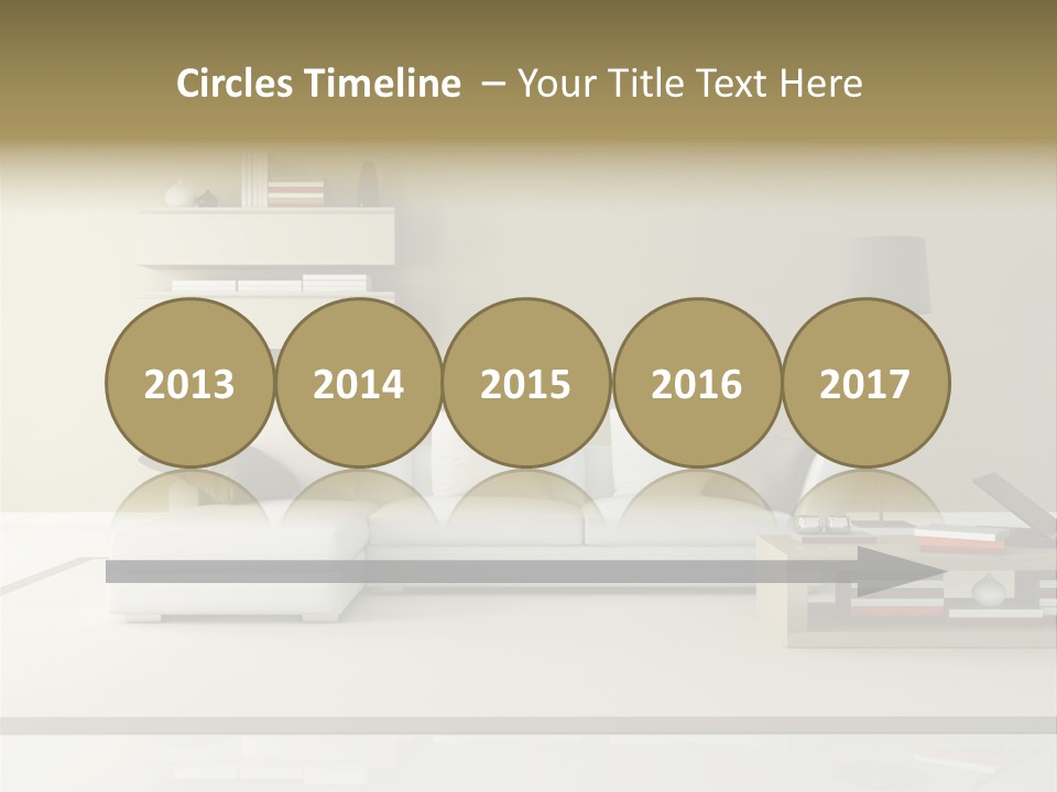 Livingroom Comfort Lounge PowerPoint Template