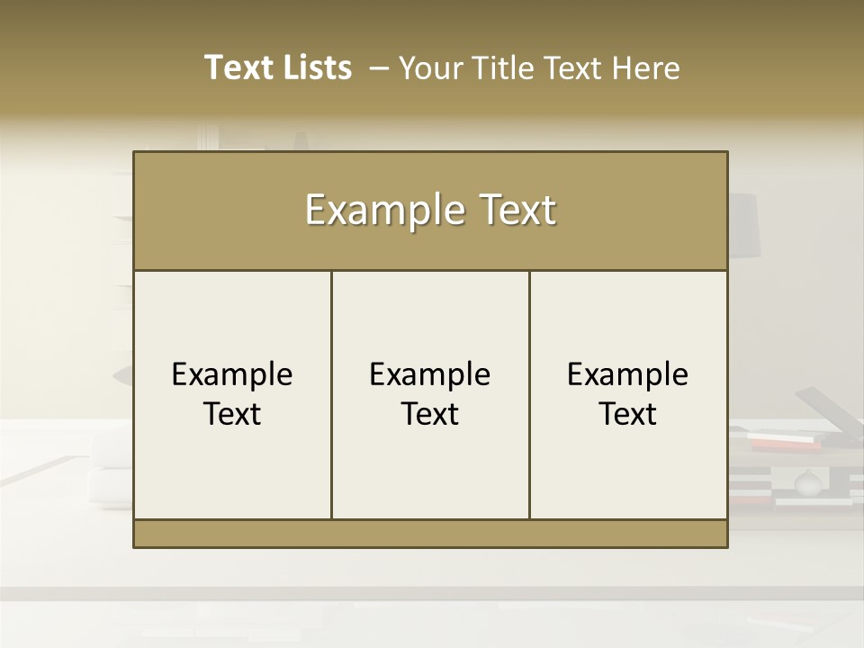 Livingroom Comfort Lounge PowerPoint Template