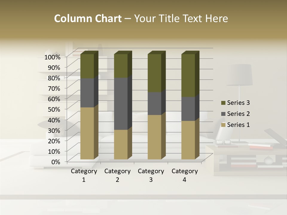 Livingroom Comfort Lounge PowerPoint Template