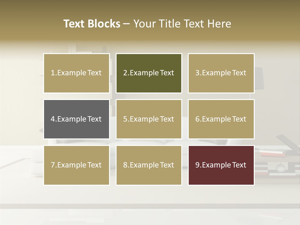 Livingroom Comfort Lounge PowerPoint Template
