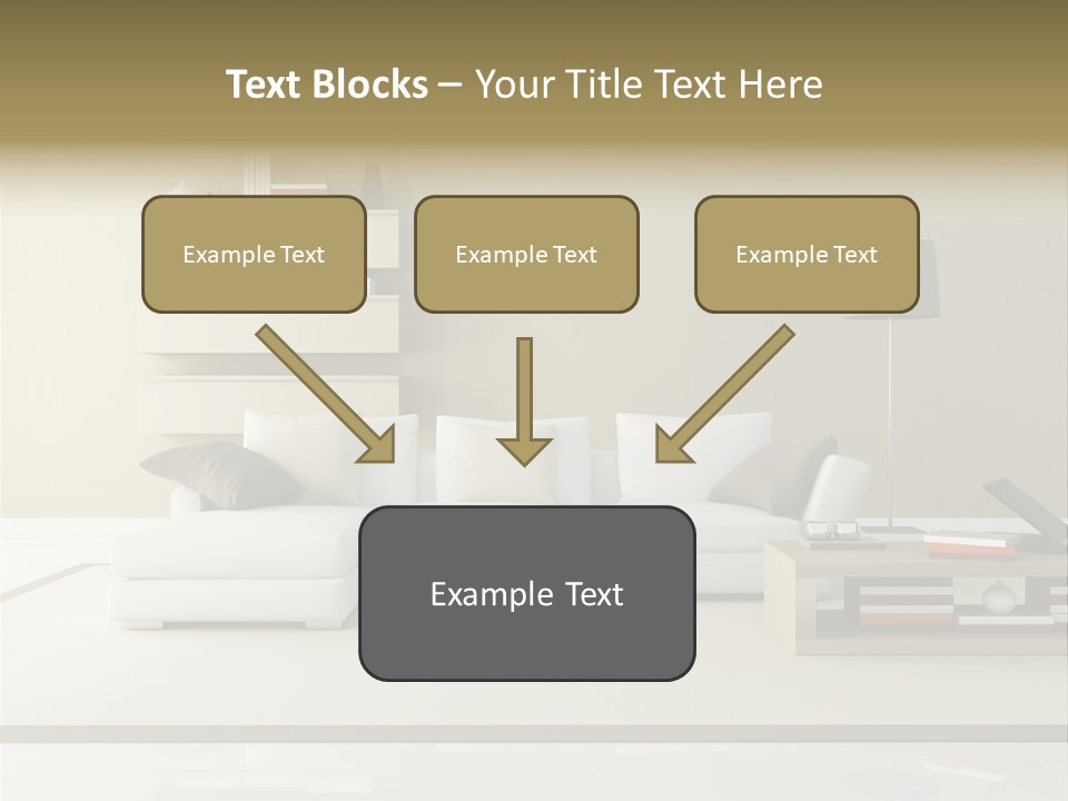 Livingroom Comfort Lounge PowerPoint Template