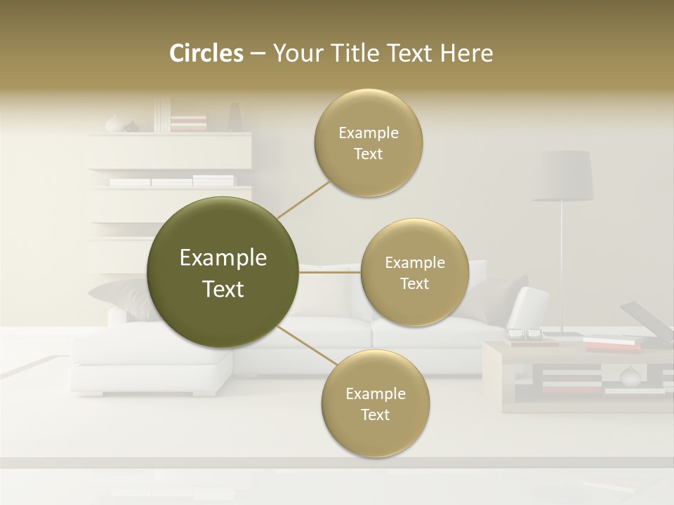 Livingroom Comfort Lounge PowerPoint Template