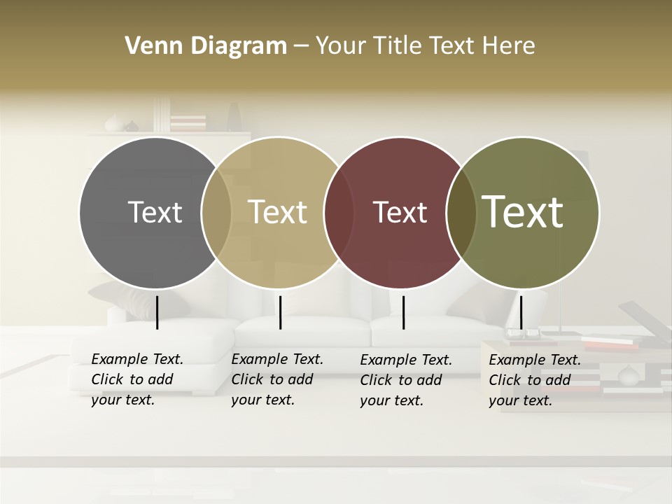 Livingroom Comfort Lounge PowerPoint Template