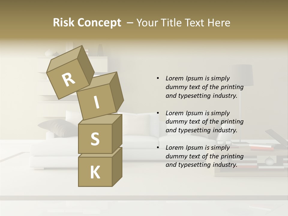 Livingroom Comfort Lounge PowerPoint Template