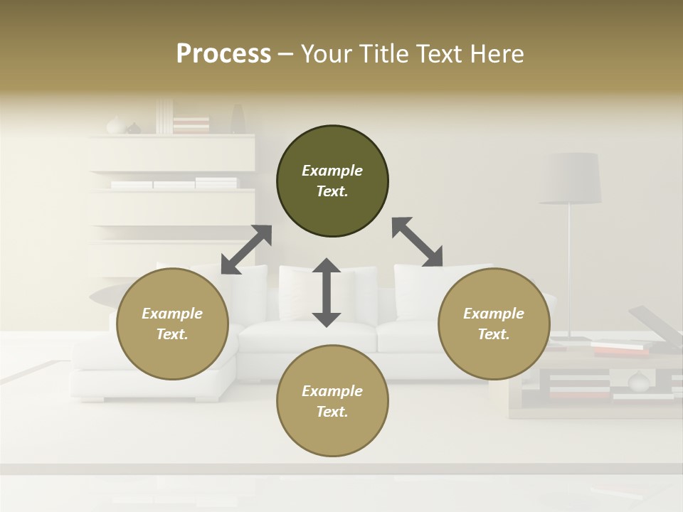 Livingroom Comfort Lounge PowerPoint Template