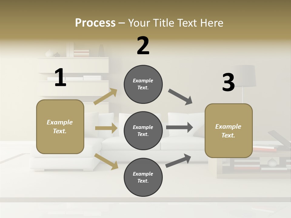 Livingroom Comfort Lounge PowerPoint Template