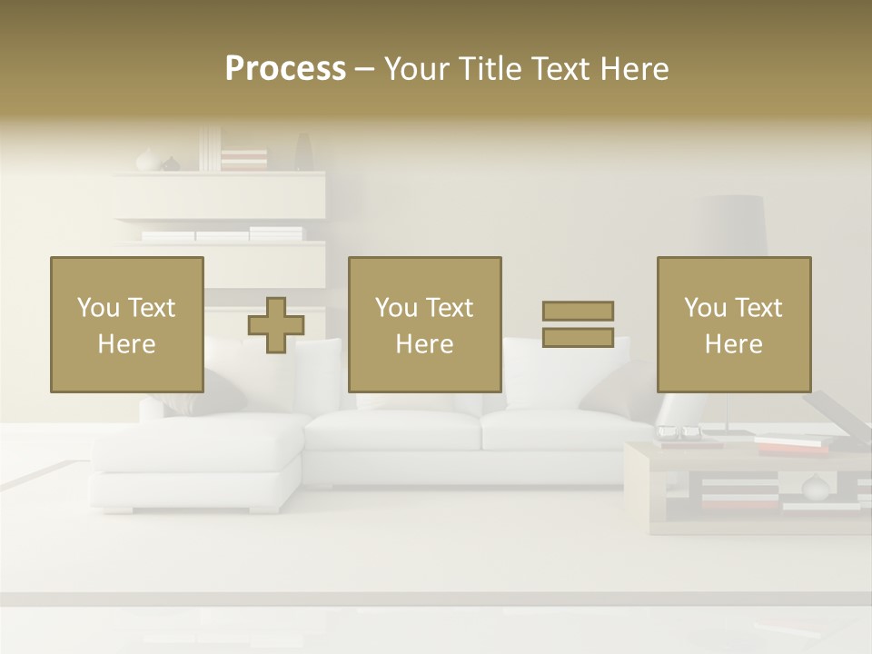 Livingroom Comfort Lounge PowerPoint Template