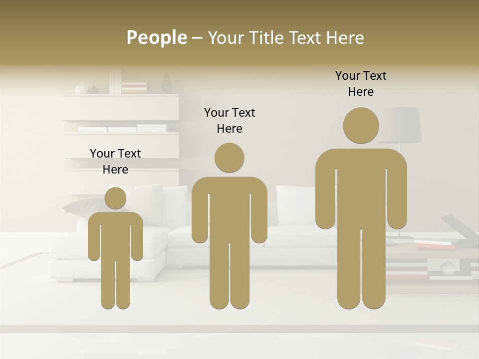 Livingroom Comfort Lounge PowerPoint Template