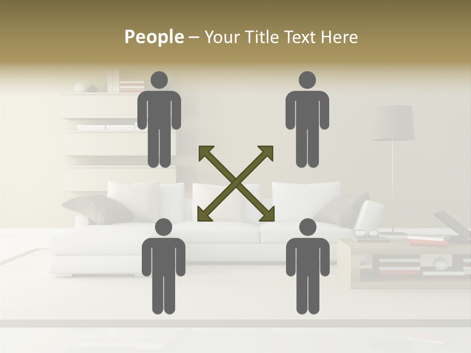 Livingroom Comfort Lounge PowerPoint Template