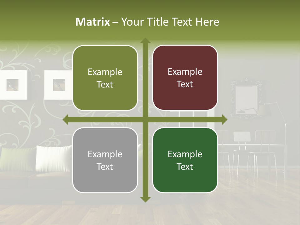 Lampe Sitzm Wohnhaus PowerPoint Template