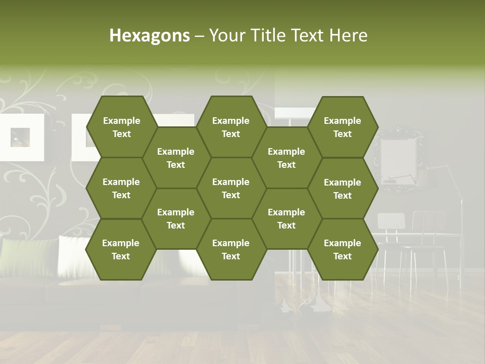 Lampe Sitzm Wohnhaus PowerPoint Template