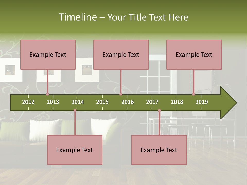 Lampe Sitzm Wohnhaus PowerPoint Template