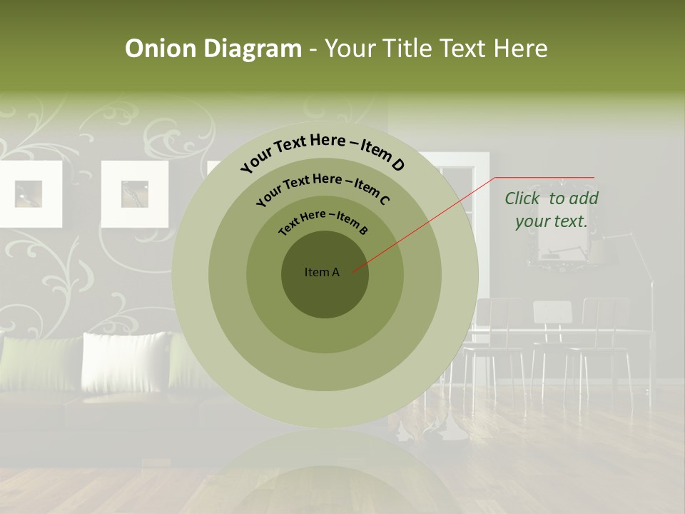 Lampe Sitzm Wohnhaus PowerPoint Template