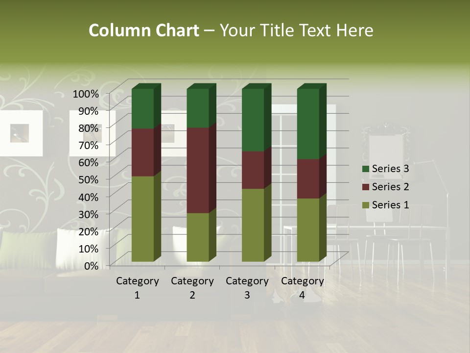 Lampe Sitzm Wohnhaus PowerPoint Template
