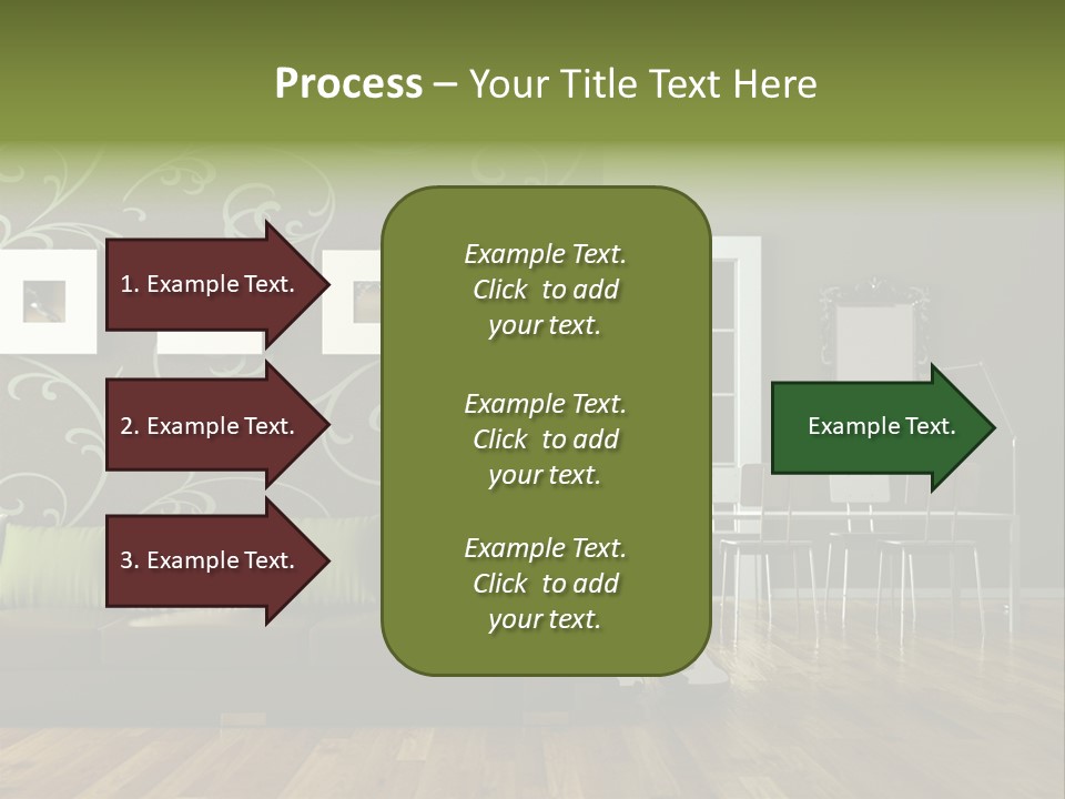 Lampe Sitzm Wohnhaus PowerPoint Template