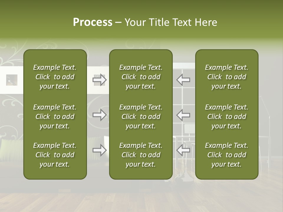 Lampe Sitzm Wohnhaus PowerPoint Template