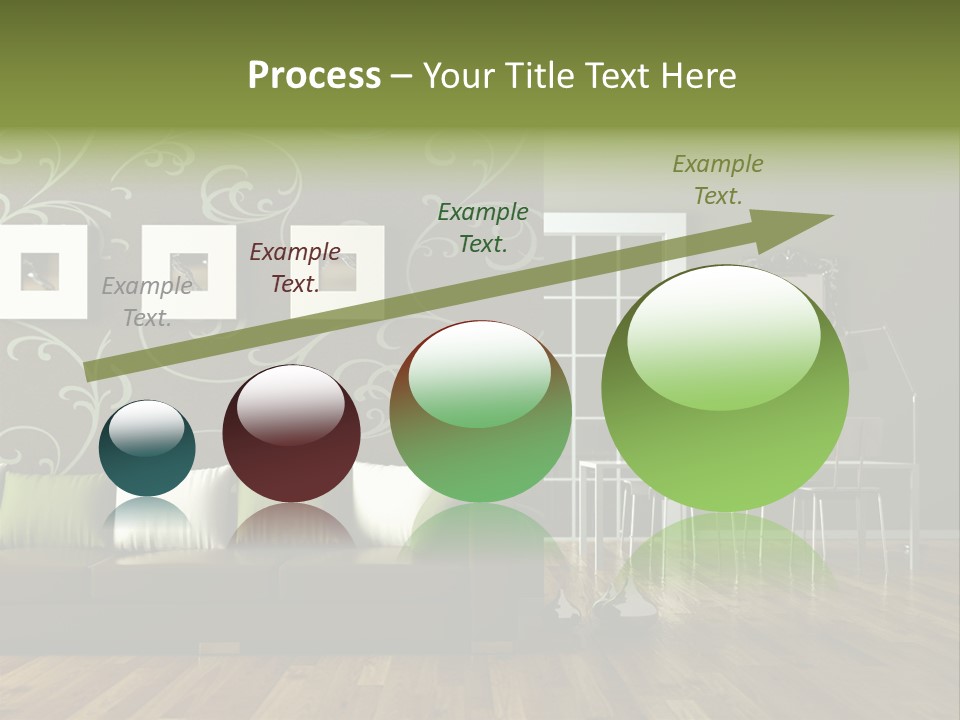 Lampe Sitzm Wohnhaus PowerPoint Template