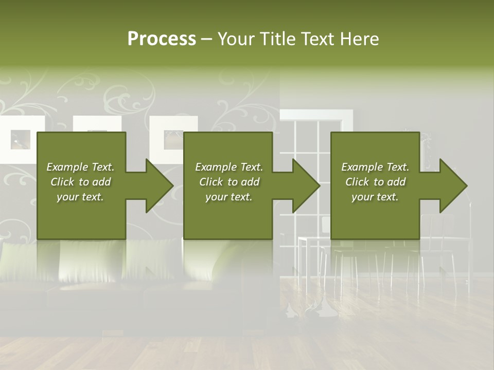 Lampe Sitzm Wohnhaus PowerPoint Template