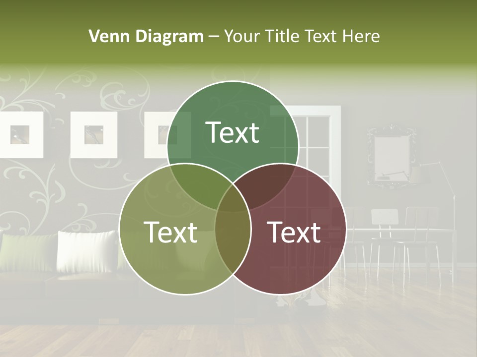 Lampe Sitzm Wohnhaus PowerPoint Template