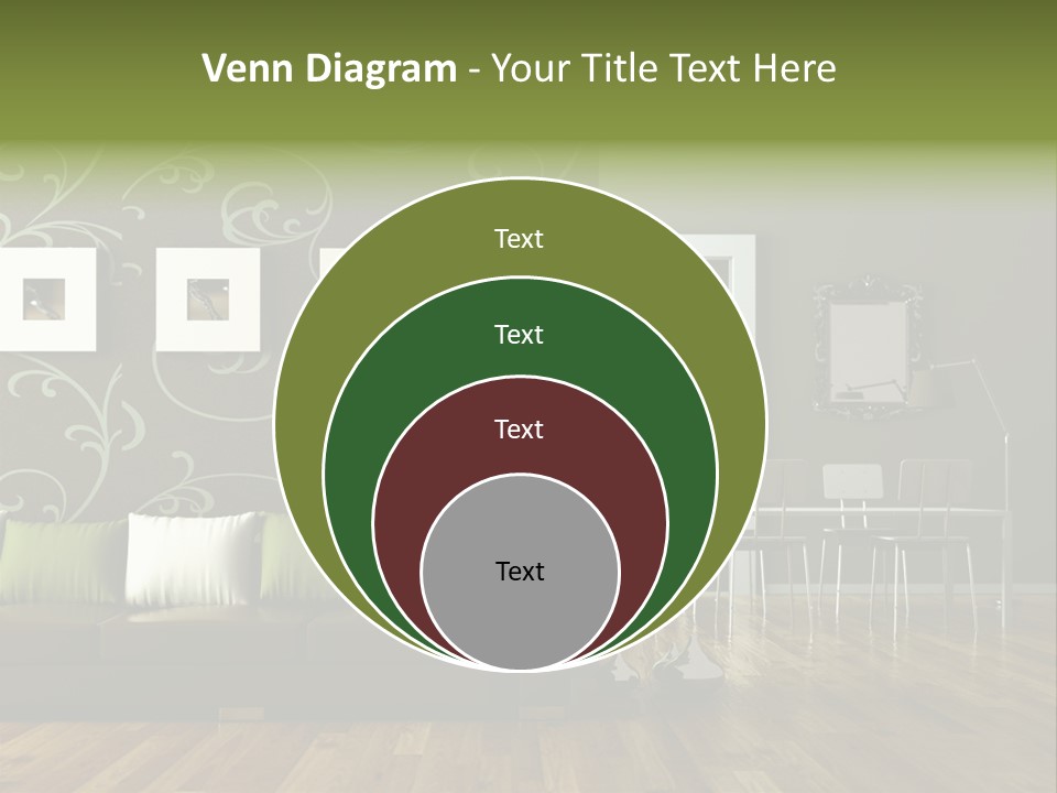 Lampe Sitzm Wohnhaus PowerPoint Template