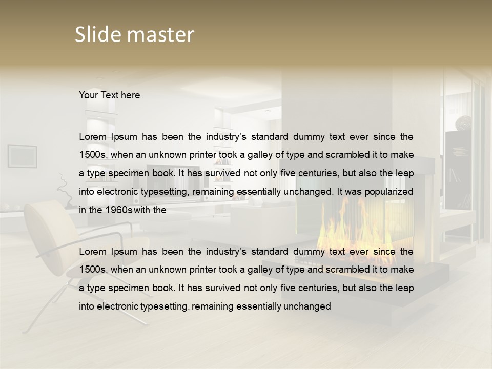 Light Convenient Studio PowerPoint Template