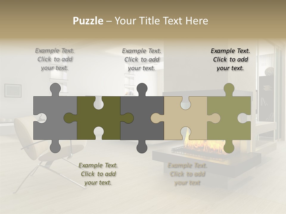Light Convenient Studio PowerPoint Template