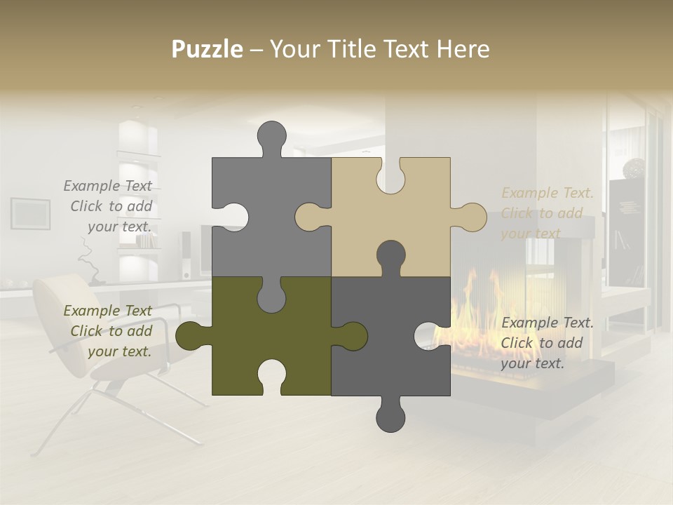 Light Convenient Studio PowerPoint Template