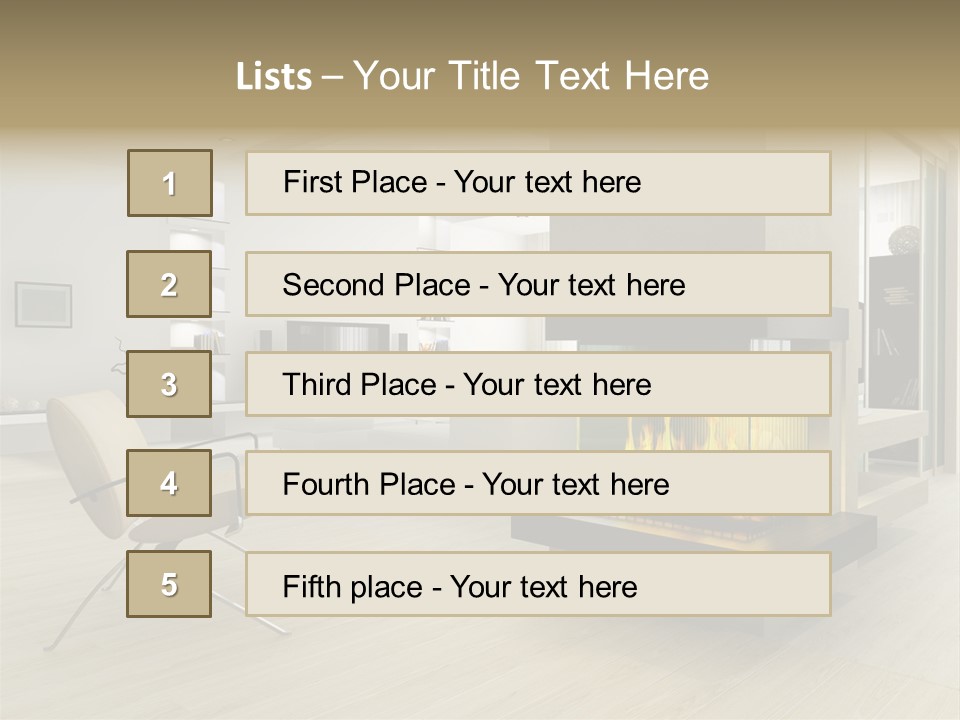 Light Convenient Studio PowerPoint Template