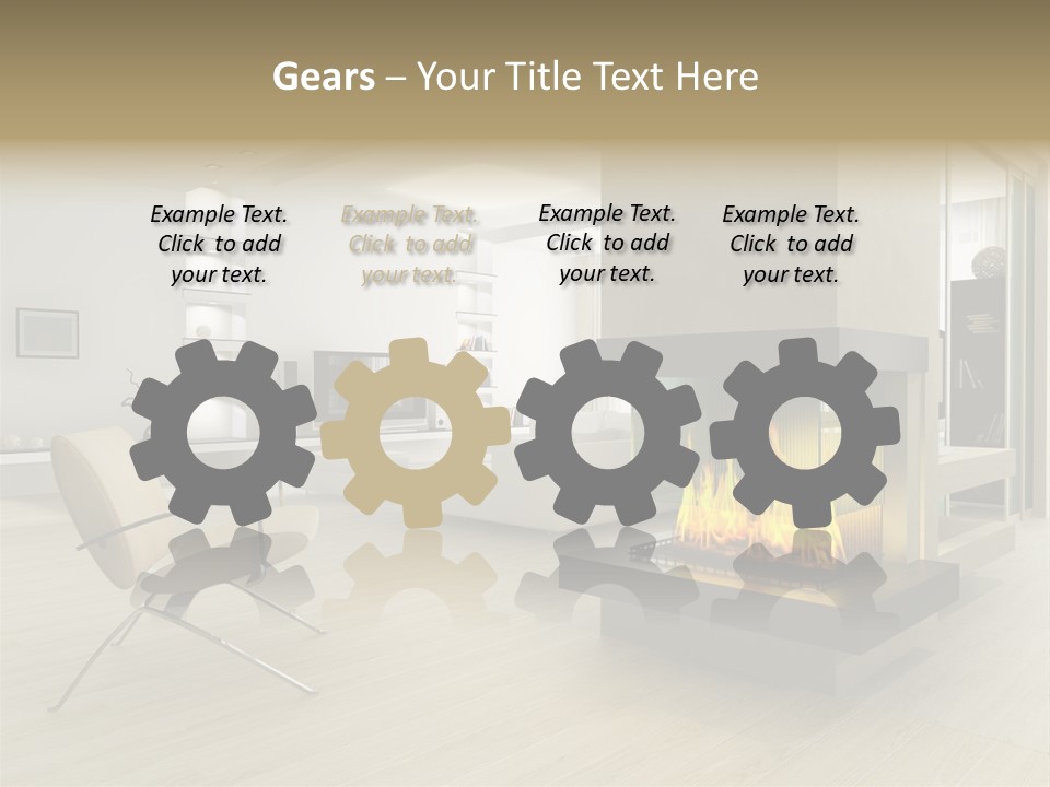 Light Convenient Studio PowerPoint Template