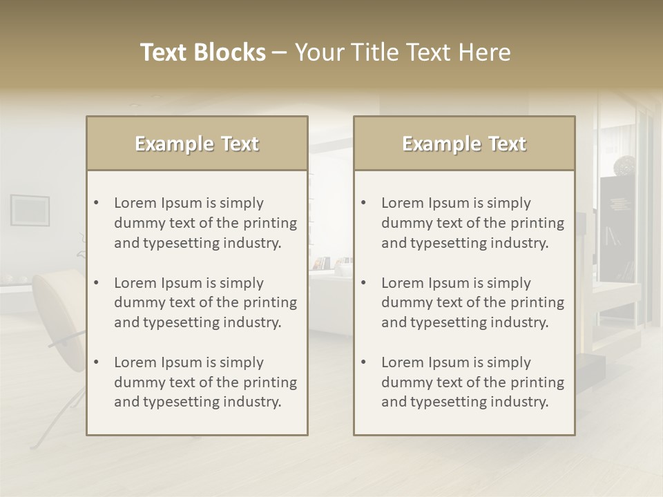 Light Convenient Studio PowerPoint Template