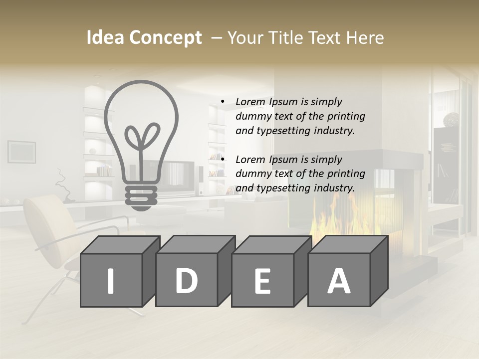 Light Convenient Studio PowerPoint Template