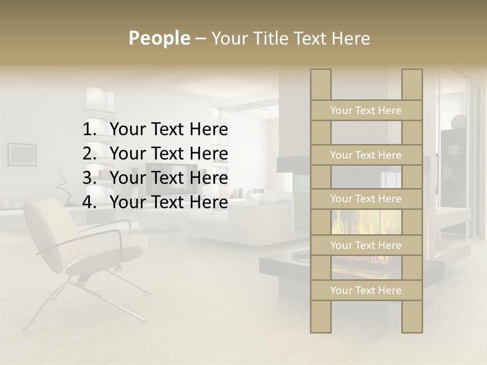 Light Convenient Studio PowerPoint Template