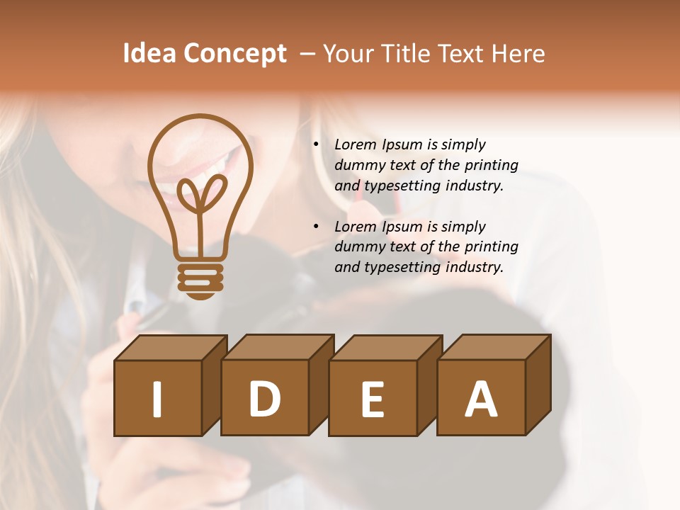 Lighting Fixtures Residence PowerPoint Template