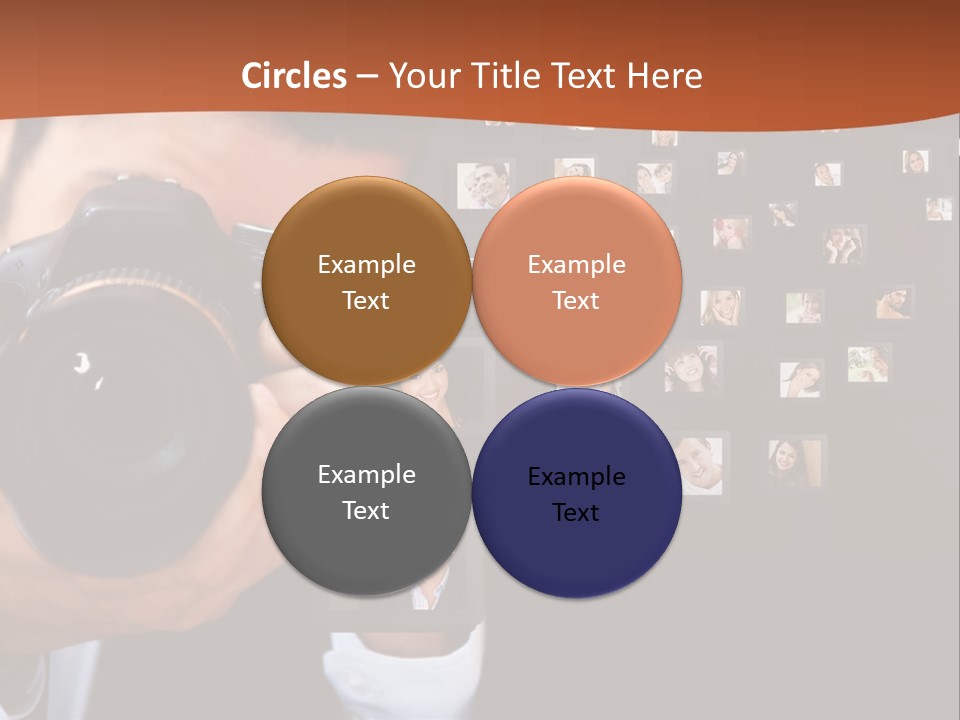 Young Cast Shooting PowerPoint Template