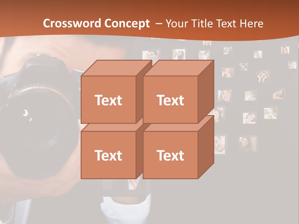 Young Cast Shooting PowerPoint Template