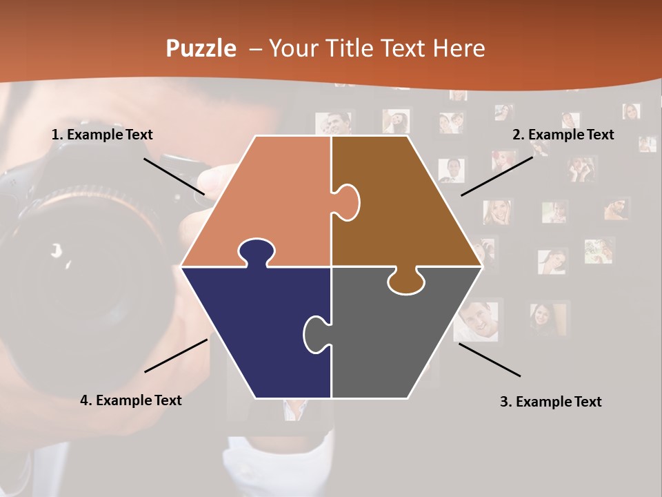 Young Cast Shooting PowerPoint Template