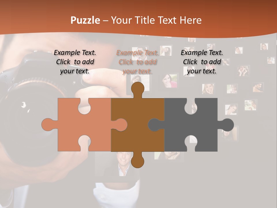 Young Cast Shooting PowerPoint Template