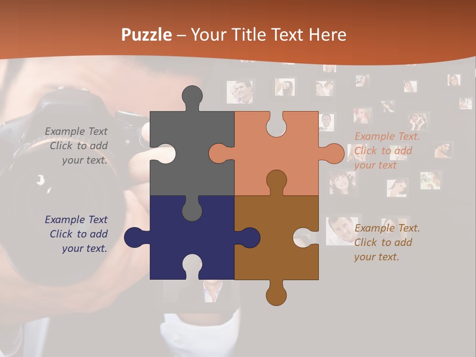 Young Cast Shooting PowerPoint Template