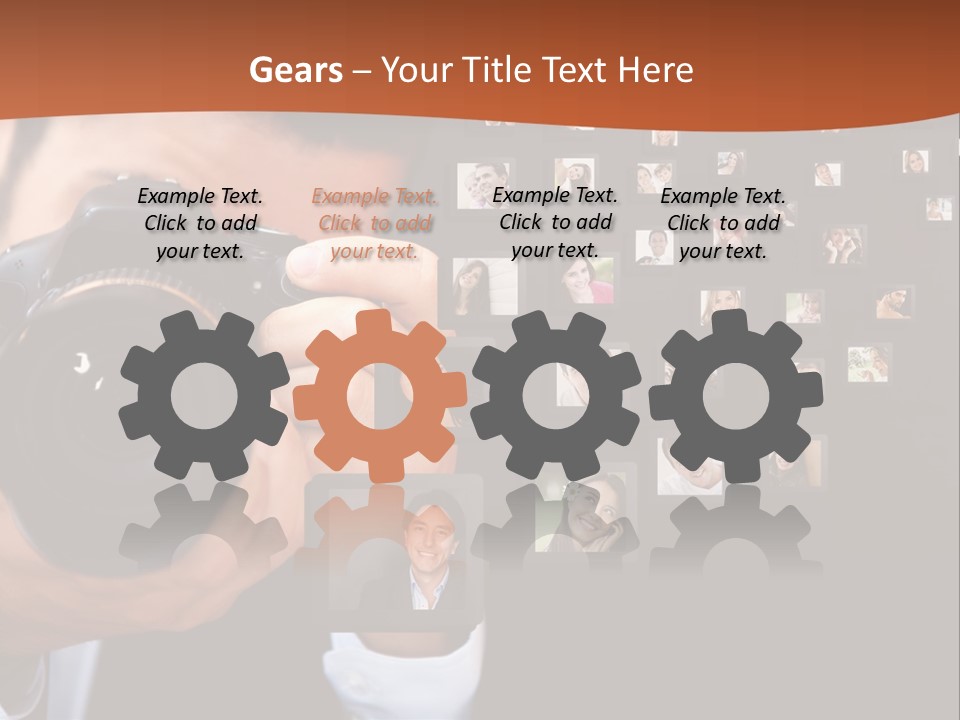 Young Cast Shooting PowerPoint Template