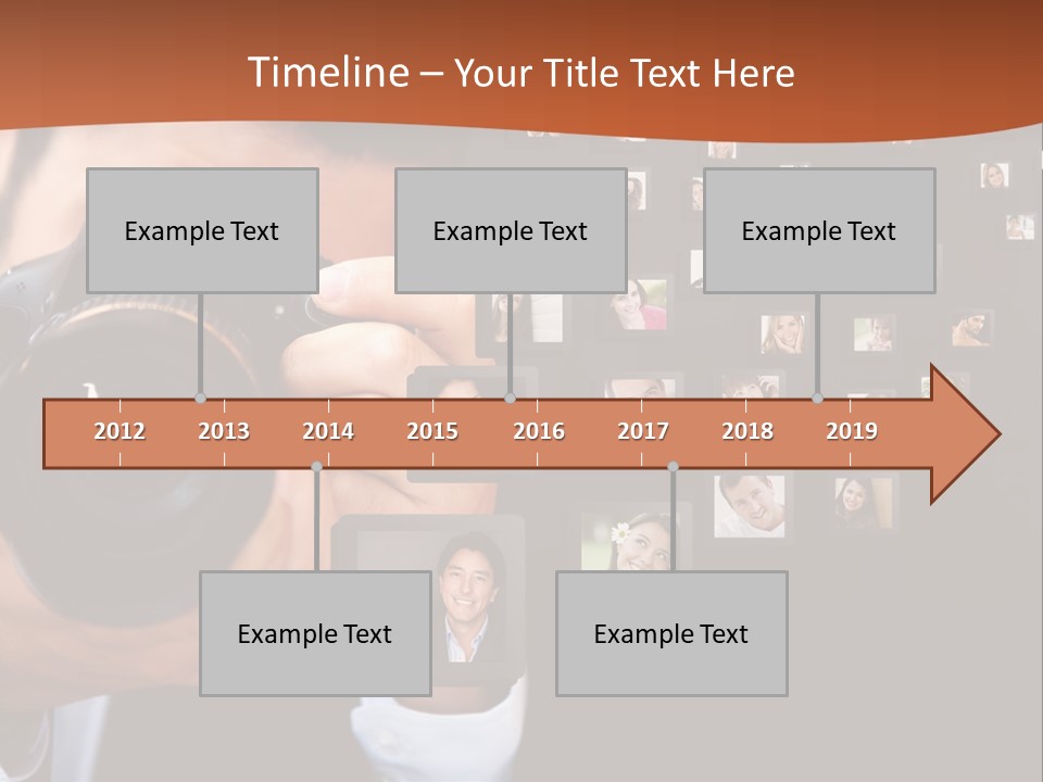 Young Cast Shooting PowerPoint Template