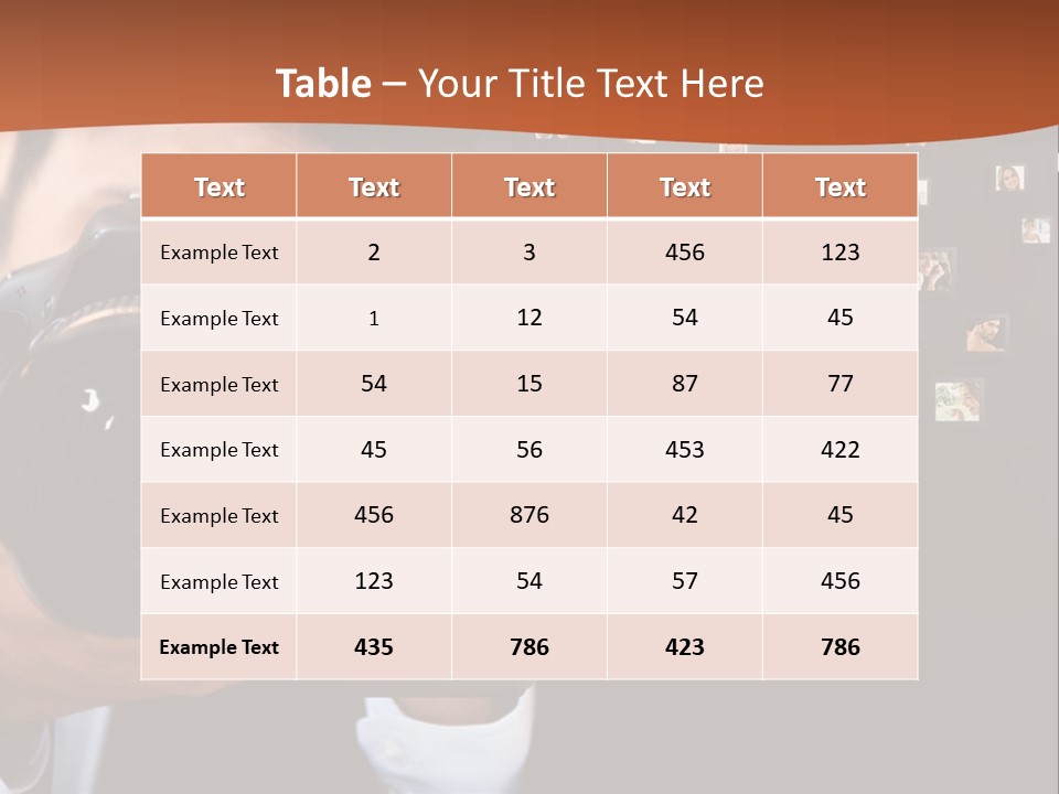 Young Cast Shooting PowerPoint Template