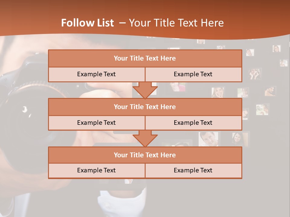 Young Cast Shooting PowerPoint Template