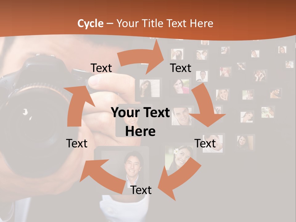 Young Cast Shooting PowerPoint Template