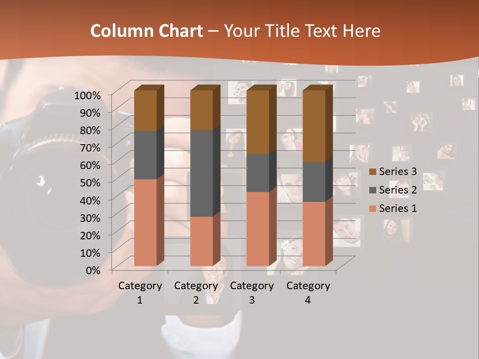Young Cast Shooting PowerPoint Template