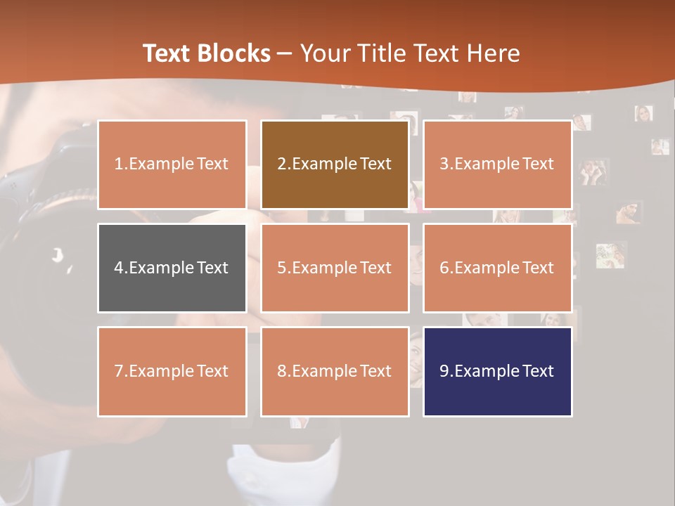 Young Cast Shooting PowerPoint Template