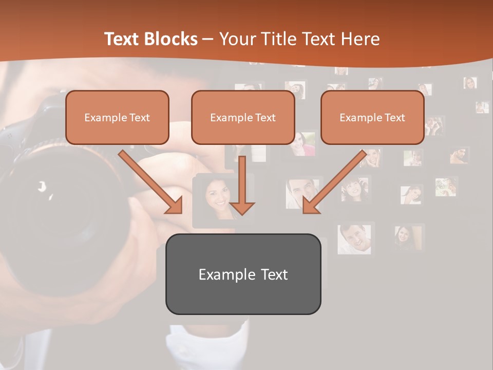 Young Cast Shooting PowerPoint Template