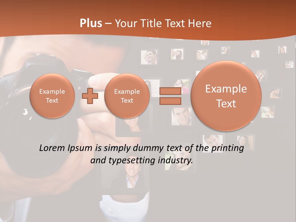 Young Cast Shooting PowerPoint Template
