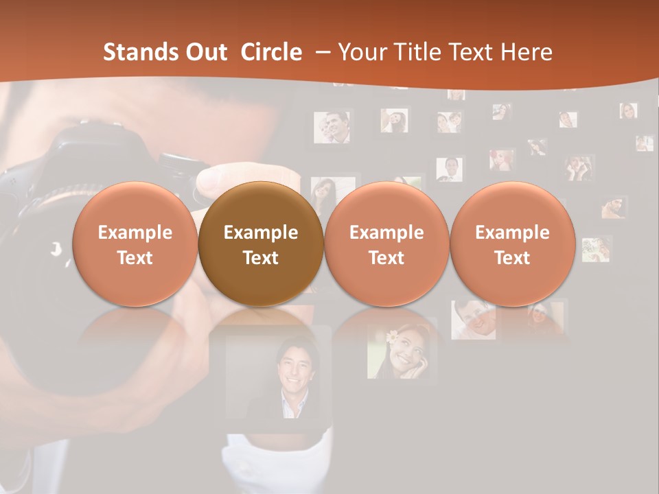 Young Cast Shooting PowerPoint Template